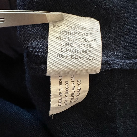 johnnie-O ODIN mixed Media Navy Quarter-Zip Pullover - Picture 5 of 6